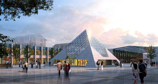 河间金字塔网架